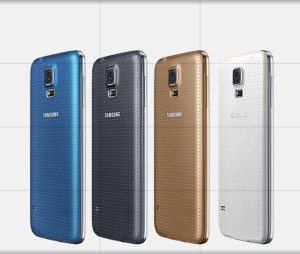 Samsung mit dem aktuellen Galaxy Samrtphone - das S5 - Quelle: Samsung.com